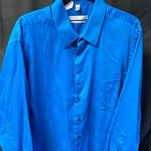 Geoffrey Beene Vibrant Blue Dress Shirt